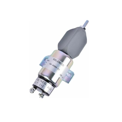 Kraftstoff Absperrmagnetventil 12V Kraftstoffabschaltmagnetventil 1751-12E2U1B1 SA-4984-12 Passend für Woodward Passend für Hatz Passend für Cummins Abschaltmagnetventil von CVPX