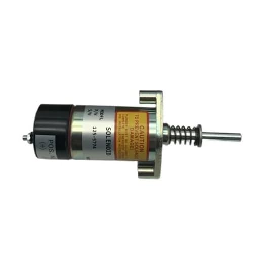 Kraftstoff Absperrmagnetventil 24V Kraftstoffabschaltung Stop Magnet 125-5774 Passend für Caterpillar CAT 3306b 3306c 3306 3406b 3406c 3406 Abschaltmagnetventil Kraftstoff Absperrmagnetventil 24V Kraftstoffabschaltung Stop Magnet 125-5774 Passend für Caterpillar CAT 3306b 3306c 3306 3406b 3406c 3406 Abschaltmagnetventil von CVPX