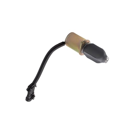 Kraftstoff Absperrmagnetventil Kraftstoffabschaltmagnetschalter, Ersatz 6681513, passend für Bobcat-Kompaktlader T190 S185 S175 S160 A220 450 453 463 553 Abschaltmagnetventil Kraftstoff Absperrmagnetventil Kraftstoffabschaltmagnetschalter, Ersatz 6681513, passend für Bobcat-Kompaktlader T190 S185 S175 S160 A220 450 453 463 553 Abschaltmagnetventil von CVPX