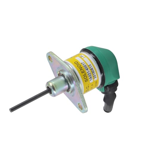 Kraftstoff Absperrmagnetventil Stopmagnet 12V 24V 17208-60015 Kraftstoffabschaltmagnet Passend für Kubota Flameout-Magnet 1A021-60017 Abschaltmagnetventil(1A021-60017 24V) von CVPX