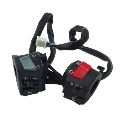 Motorrad Steuerschalter 22mm Motorradlenker Links Rechts Schalter Klakson Blinker Scheinwerfer Elektrische Starter Controller Lenker Lenkerschalter Motorrad Motorrad Steuerschalter 22mm Motorradlenker Links Rechts Schalter Klakson Blinker Scheinwerfer Elektrische Starter Controller Lenker Lenkerschalter Motorrad von CVPX