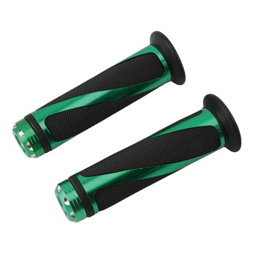 Motorradgriffe Motorradgriff 7/8 "22mm Universalgriff Lenker CNC Fit für Kawasaki Fit für Honda Fit für Yamaha Fit für Suzuki Gasgriff(Army Green) von CVPX
