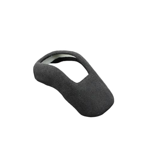 Rotary Gear Shift Knob Suede Wrap Fit for Land Rover Defender L663 90 110 2020 2021 2022 2023 Gear Shift Knob Cover Sticker Interior Accessories Gear Shifter (Black) von CVPX
