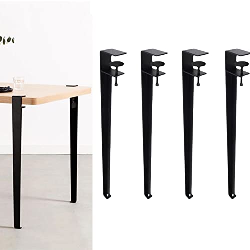 CVQJL Verstellbare Tischbeine aus Metall – 4 F-förmige Esstisch- und Couchtischfüße, robuste Werkbank-Stützbeine aus Eisen, DIY-Barmöbel-Design, perfekt für die Renovierung des Hauses. von CVQJL