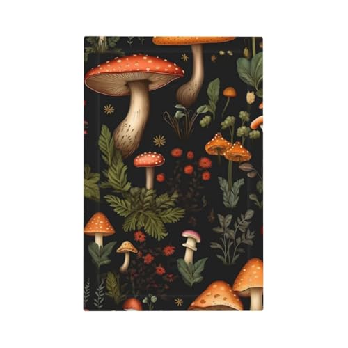Lichtschalter-Abdeckung, Pilz, Boho, dunkles Blumenblatt, 1-Gang-Lichtschalter-Abdeckung, kein Deciv, blanko, Wandplatte, dekorativ für Badezimmer, Zuhause, Wohnzimmer, Schlafzimmer Lichtschalter-Abdeckung, Pilz, Boho, dunkles Blumenblatt, 1-Gang-Lichtschalter-Abdeckung, kein Deciv, blanko, Wandplatte, dekorativ für Badezimmer, Zuhause, Wohnzimmer, Schlafzimmer von CVRELKHED