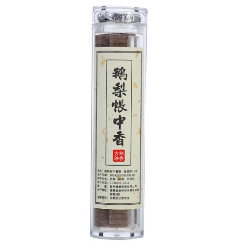 CVUTOVO 1Satz Agarwood Räucherstäbchen mit Halter Natürliche Duftnoten für Entspannung Meditation und Aromatherapie Stilvolles Design für Zuhause und Büro Langanhaltender Duft für Angenehme Atmosphäre von CVUTOVO