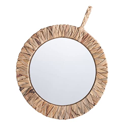CVUTOVO 1 Stück Idyllischer Rattan Wandspiegel Natürlicher Runder Spiegel für Schlafzimmer Badezimmer und Wohnzimmer Handgefertigte Wanddeko im Boho Stil Stilvolle Geruchlose Wandkunst CVUTOVO 1 Stück Idyllischer Rattan Wandspiegel Natürlicher Runder Spiegel für Schlafzimmer Badezimmer und Wohnzimmer Handgefertigte Wanddeko im Boho Stil Stilvolle Geruchlose Wandkunst von CVUTOVO