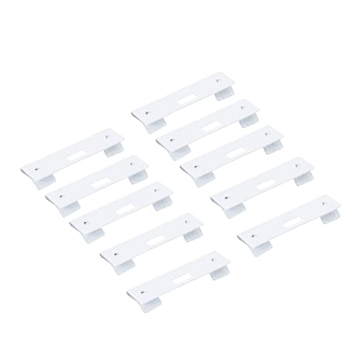 CVUTOVO 10 Stücke Vorhang Haken Vertikale Clip Fitting Blind Kleine Lamellen Tabs Weiß CVUTOVO 10 Stücke Vorhang Haken Vertikale Clip Fitting Blind Kleine Lamellen Tabs Weiß von CVUTOVO