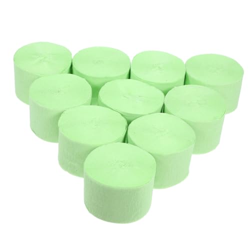 CVUTOVO 10stücke Krepppapier Luftschlangen Zur Dekoration Party-luftschlangen Aus Zartem Krepppapier Für Geburtstage Hochzeiten Und Andere Feiern Einfache Montage An Wänden Türen Oder von CVUTOVO