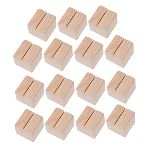 CVUTOVO 15 Stück Teiliges Set Holzständer für Tischkarten Namensschilder und Fotos Dekorative Tischkartenhalter aus Hochwertigem Holz für Hochzeiten Events und Menüs CVUTOVO 15 Stück Teiliges Set Holzständer für Tischkarten Namensschilder und Fotos Dekorative Tischkartenhalter aus Hochwertigem Holz für Hochzeiten Events und Menüs von CVUTOVO
