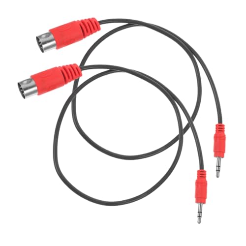 CVUTOVO 2 Stück Audio Adapter Kabel Pin Midi Kabel für Gitarre Kompatibel mit Keyboard Soundkarte und Audio Systemen von CVUTOVO