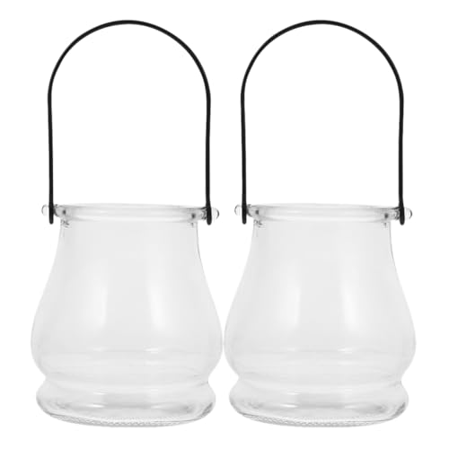 CVUTOVO 2 Stück Glaskerzenständer Mit Griff Glaskerzenbecher Glaskerzenhalter Hängende Votivkerzenhalter Luftpflanzenkugel Kerzengläser Für Ostern Votivkerzenhalter Aus Edelstahl CVUTOVO 2 Stück Glaskerzenständer Mit Griff Glaskerzenbecher Glaskerzenhalter Hängende Votivkerzenhalter Luftpflanzenkugel Kerzengläser Für Ostern Votivkerzenhalter Aus Edelstahl von CVUTOVO