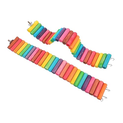 CVUTOVO 2 Stück Hamsterbrücke Multifunktionale Kletterleiter aus Holz für Hamster Chinchillas Kleine Haustiere Dekorative Schaukel Aktivitätsbrücke CVUTOVO 2 Stück Hamsterbrücke Multifunktionale Kletterleiter aus Holz für Hamster Chinchillas Kleine Haustiere Dekorative Schaukel Aktivitätsbrücke von CVUTOVO