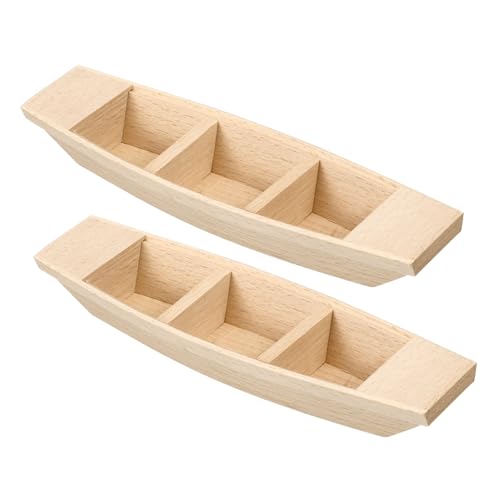 CVUTOVO 2 Stück Holzboot Modell aus Unbehandeltem Holz Miniatur Boot Dekoration für Schlafzimmer Schreibtisch Kreative Bastelprojekte CVUTOVO 2 Stück Holzboot Modell aus Unbehandeltem Holz Miniatur Boot Dekoration für Schlafzimmer Schreibtisch Kreative Bastelprojekte von CVUTOVO