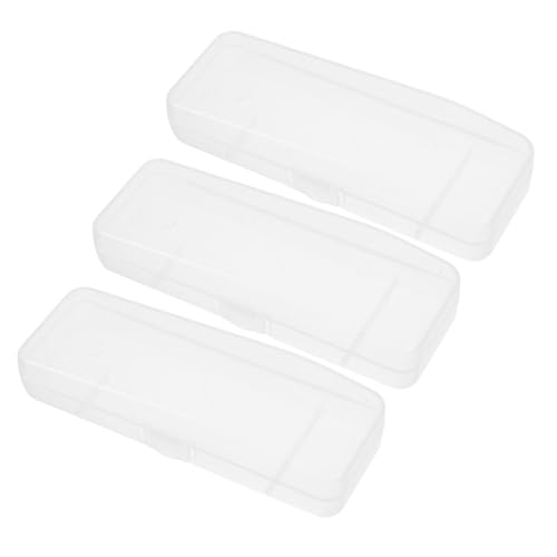 CVUTOVO 3 Stück Aufbewahrungsbox für Messerhalter Reiseveranstalter für Reisebasierer durchsichtiger Plastikbehälter mit Deckel Rasiermesserfall Rasierbehälter Rasierer sparer Transparent CVUTOVO 3 Stück Aufbewahrungsbox für Messerhalter Reiseveranstalter für Reisebasierer durchsichtiger Plastikbehälter mit Deckel Rasiermesserfall Rasierbehälter Rasierer sparer Transparent von CVUTOVO