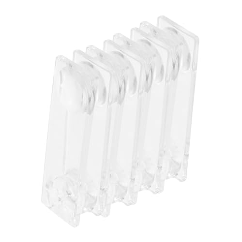 CVUTOVO 4 Stück Transparente Vorhangzugkordelgewichte Kunststoff Tassel für Jalousien Universelles Zubehör für Fensterdekoration und Einfache Montage von CVUTOVO