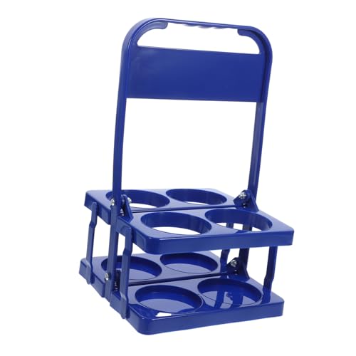 CVUTOVO Faltbarer Biertragekorb aus Robustem Material Wiederverwendbarer Flaschenhalter für Flaschen und Dosen Design für Outdoors und Partys Blau von CVUTOVO