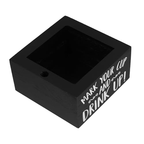 CVUTOVO Holz Cup Holder Stabiler Becher Organizer für Partys und Bars Robuster Becherhalter aus Holz für Kaffee Getränke und Feiertagsdekoration Sicher und Pflegeleicht von CVUTOVO