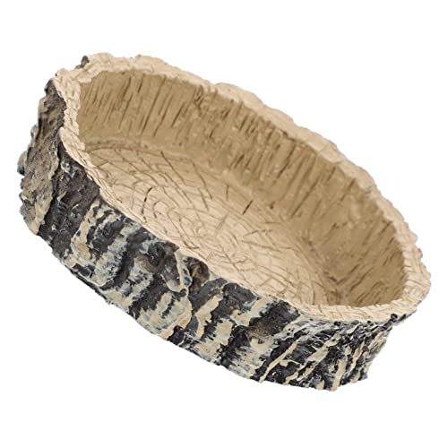 CVUTOVO Imitation Bark Food Topf Reptilienfuttergericht klein Fütterung Schüssel groß Wassernäpfe für Reptilienfutter Becken für Reptil Futternäpfe für Reptilien Reptilien-Wassernapf Harz CVUTOVO Imitation Bark Food Topf Reptilienfuttergericht klein Fütterung Schüssel groß Wassernäpfe für Reptilienfutter Becken für Reptil Futternäpfe für Reptilien Reptilien-Wassernapf Harz von CVUTOVO