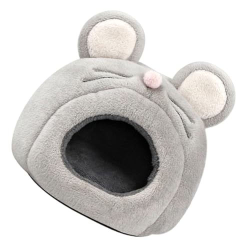 CVUTOVO Kuscheliges Hamster plüschnest in Mausform Windgeschützte Wärmekuhle Angenehmes Versteck für Hamster Meerschweinchen Ratten und Kleine Nager Waschbar Gemütliches Schlafhaus CVUTOVO Kuscheliges Hamster plüschnest in Mausform Windgeschützte Wärmekuhle Angenehmes Versteck für Hamster Meerschweinchen Ratten und Kleine Nager Waschbar Gemütliches Schlafhaus von CVUTOVO