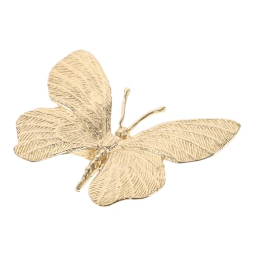 CVUTOVO Messing Butterfly Möbelgriff Schmetterlingsförmiger Kommodenknopf Ergonomischer Griff Für Schränke Und Schubladen Dekorativer Schrankgriff Für Wohnzimmer Und Schlafzimmer CVUTOVO Messing Butterfly Möbelgriff Schmetterlingsförmiger Kommodenknopf Ergonomischer Griff Für Schränke Und Schubladen Dekorativer Schrankgriff Für Wohnzimmer Und Schlafzimmer von CVUTOVO