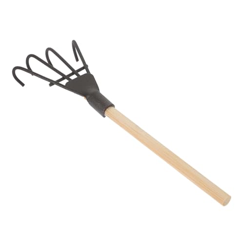 CVUTOVO Mini Rake Kleines Gartenwerkzeug für Mädchen DIY Mini Rechen für Sand und Sicheres und Dekoratives für Kreative Bastelprojekte von CVUTOVO