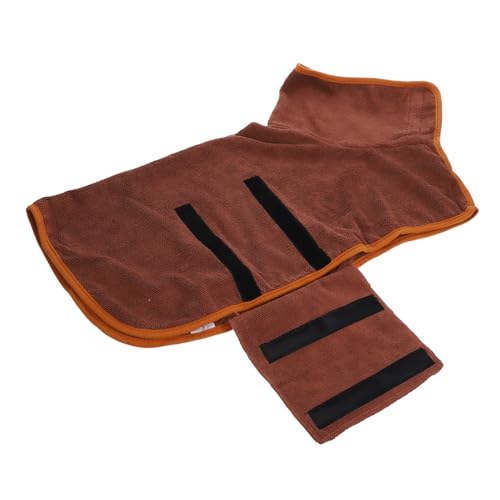 CVUTOVO Saugfähiger Bademantel Für Haustiere Haustierpflege Haustierhandtuch Hundebadekleidung Wasserabsorbierendes Handtuch Hundebadetuch Für Hunde Hundekomforthandtuch Kleiner von CVUTOVO