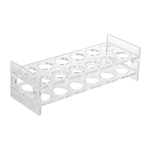 CVUTOVO Schnapsgläser Halter Transparentes Getränkedisplay für Bar Runde Reihige Tassenablage für Partys und Besondere Anlässe von CVUTOVO