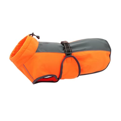 CVUTOVO wasserdichte Warme Hundeweste mit Reflektierendem Streifen Atmungsaktiv und Gemütlich Geeignet für Große Hunde Wie Retriever und Labrador für Herbst und Winter von CVUTOVO