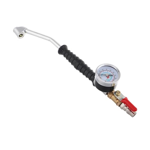 Reifenfüller Reifenfüllmesser Reifenluftmesser Reifeninflatordüse Luftaufblasadapter Luftaufblasdüse Inflator-Düsenadapter Reifeninflator -Werkzeug Reifenluftdruckmesser Legierung von CVUTOVO