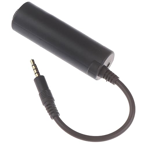 CVZJ Guitar I-Rig Converter Replacement Guitar for Phone Guitar Tuner Guitar Line Converter Black ABS von CVZJ