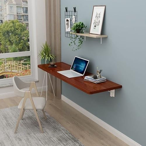 CWCQGH An der Wand montierter Klappschreibtisch für kleine Räume – Hochklappbarer Tisch für Arbeitszimmer, Büro oder Küche – Kompaktes 100 x 40 cm großes Design in Teak-Opt,Teak-80x40cm CWCQGH An der Wand montierter Klappschreibtisch für kleine Räume – Hochklappbarer Tisch für Arbeitszimmer, Büro oder Küche – Kompaktes 100 x 40 cm großes Design in Teak-Opt,Teak-80x40cm von CWCQGH