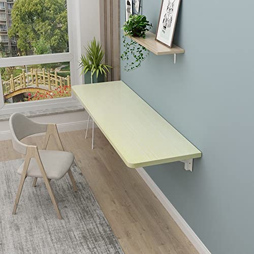 CWCQGH An der Wand montierter Klappschreibtisch für kleine Räume – Hochklappbarer Tisch für Arbeitszimmer, Büro oder Küche – Kompaktes 100 x 40 cm großes Design in Teak-Opt,Walnut-120x40cm CWCQGH An der Wand montierter Klappschreibtisch für kleine Räume – Hochklappbarer Tisch für Arbeitszimmer, Büro oder Küche – Kompaktes 100 x 40 cm großes Design in Teak-Opt,Walnut-120x40cm von CWCQGH