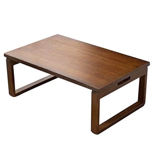 CWCQGH Klappbarer Couchtisch für Erkerfenster - Niedriger Tisch zum Plaudern auf dem Balkon Kleiner klappbarer Esstisch Kompaktes Design,C-70 * 50 * 28.5cm von CWCQGH