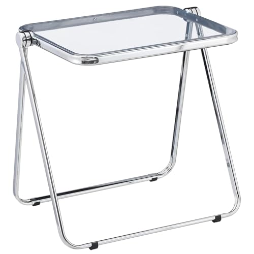 CWCQGH Kompakter, zusammenklappbarer TV-Tabletttisch – faltbares Design aus Acryl, kein Zusammenbau erforderlich, Perfekter Kleiner Schreibtisch für das Home-Office oder kl,E CWCQGH Kompakter, zusammenklappbarer TV-Tabletttisch – faltbares Design aus Acryl, kein Zusammenbau erforderlich, Perfekter Kleiner Schreibtisch für das Home-Office oder kl,E von CWCQGH
