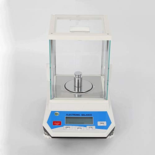 Hochpräzise Laborwaage, 0,001 g, Präzisionswaage, geeignet für Präzisionswägungen in Labors, Juwelieren usw. (500 g x 0,001 g) von CWCQGH