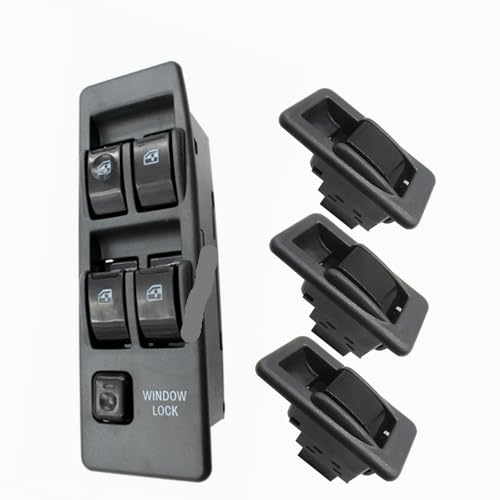 Auto Fenster Master Button 4 Stücke Linke Antriebsseite Glas Schalter Fenster Für pajero Für montero Glas Heber Control MB781916 MR753373 von CWDQYNLG