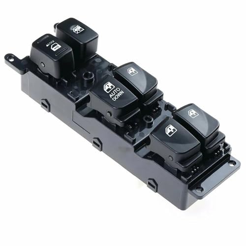 Auto Fenster Master Button Electric Power Master Fenster Schalter Heber Glas Control Taste Für Für Accent 2007-2010 93570-1E110 von CWDQYNLG