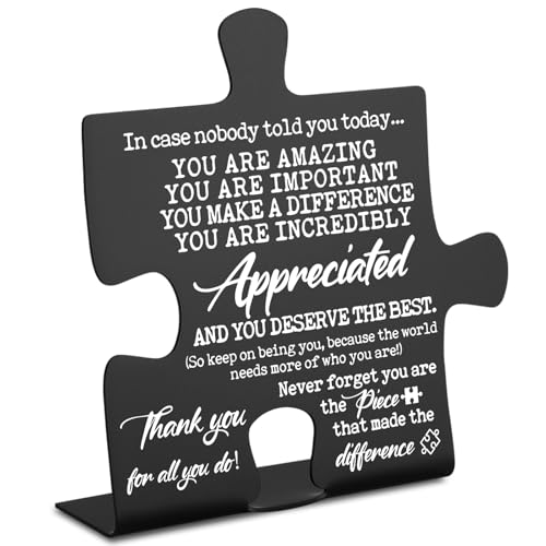 YY03 "You Are Incredibly Appreciated", Affirmationsschild, Dankeschön-Geschenke für Kollegen, Chef, Frauen, Männer, Freunde. In Case No One Told You Today, Motivierende Büro-Dekoschilder YY03 "You Are Incredibly Appreciated", Affirmationsschild, Dankeschön-Geschenke für Kollegen, Chef, Frauen, Männer, Freunde. In Case No One Told You Today, Motivierende Büro-Dekoschilder von CWGOTC