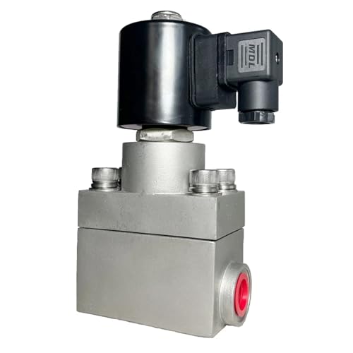 300bar 30MPa 2 weg wasser magnetventil 1/2 zoll DC24V Öffnung 15mm SS304 DN15 normalerweise Geschlossen M22 * 1,5(45293,NPT-DC12V-NO) von CWHHTVBI
