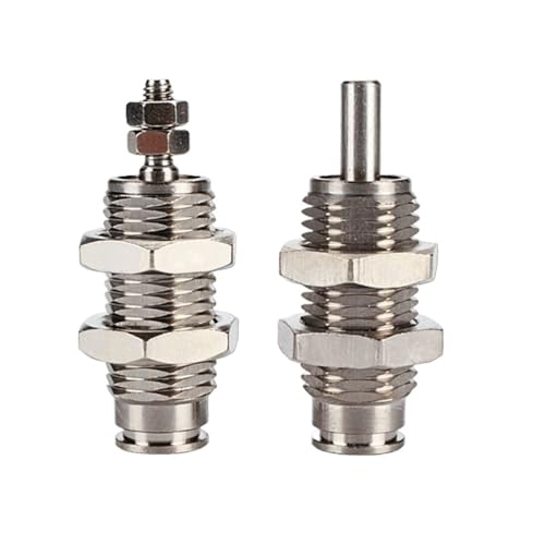 CWHHTVBI 10 Stück SMC Typ CJPB Serie Mini-Nadelzylinder, Bohrung 6 mm/10 mm/15 mm Hub, 5/10/15/20/25/30 mm Single-Action-Zylinder(CJPB10 5,with Thread) von CWHHTVBI