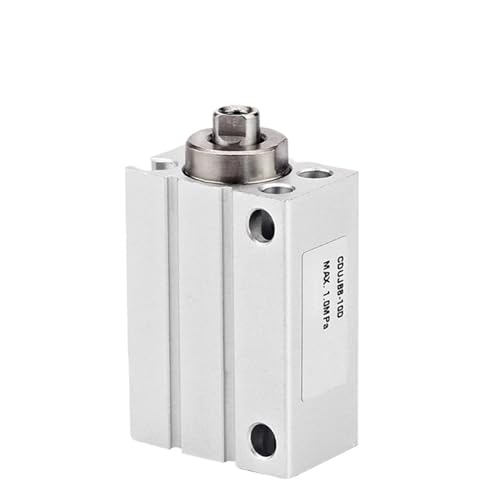 CWHHTVBI CUJB/CDUJB6/8/10 Pneumatischer Kleiner Zylinder mit freier Installation, Hub 4/6/8/10/15/20/25/30 mm mit Magnet, Größe: 10 mm Hub(Cdujb12,10mm Stroke) von CWHHTVBI