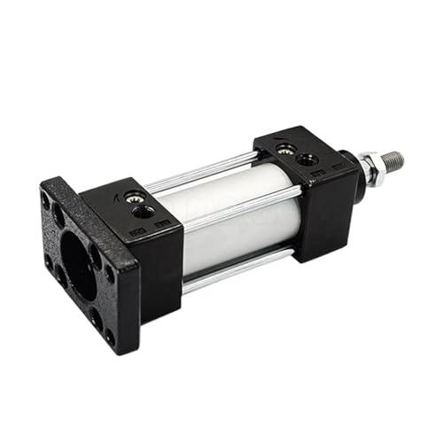 CWHHTVBI SC40X100 40mm Bohrung 100mm Kleinkolben Pneumo Doppeltwirkender Hub Druckstange SC Luftpneumatikzylinder(F-SC40 FA,SC40X100-S) von CWHHTVBI