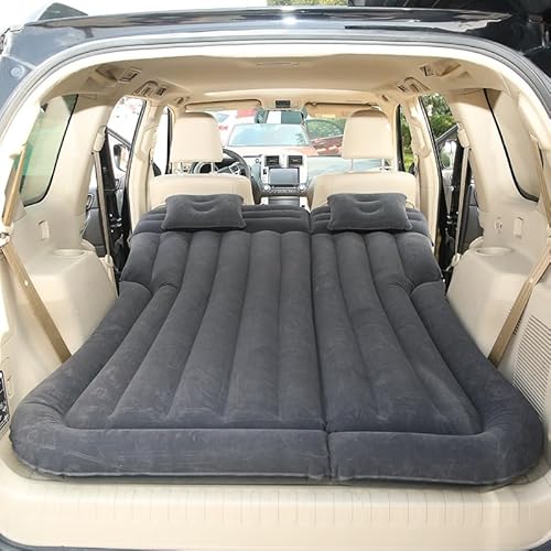 CWMBM Auto Matratze für Skoda Enyaq iV 5A I 2021-2024, Tragbare Luftmatratze mit Kissen, Blac-k von CWMBM