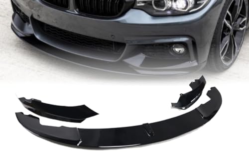 CWMLB Auto Frontlippe Frontspoiler für BMW 4er 2014–2019 28i 430i 425d 430d 435i 440i 435d 440d,Auto Frontspoiler Frontstoßstange Lippe Spoiler Auto Frontlippe Spoiler Lip Splitter Diffusor von CWMLB