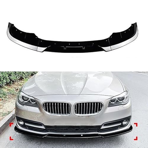 CWMLB Auto Frontlippe Frontspoiler für BMW 5er F10 F11 LCI 2015–2017,Auto Frontspoiler Frontstoßstange Lippe Spoiler Auto Frontlippe Spoiler Lip Splitter Diffusor von CWMLB