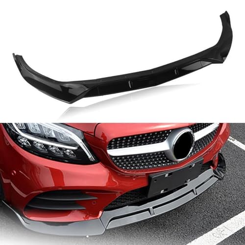 CWMMS Auto Frontlippe Frontspoiler für Mercedes Benz C Class W205 2019-2020, ABS-Kunststoff, Schwarz CWMMS Auto Frontlippe Frontspoiler für Mercedes Benz C Class W205 2019-2020, ABS-Kunststoff, Schwarz von CWMMS
