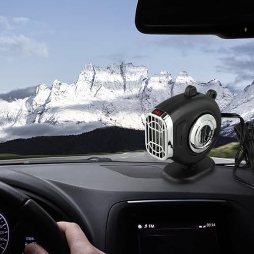 150 W elektrische Autoheizung mit doppelter Heiz- und Kühlfunktion, ideal für den Winter- und Sommergebrauch (24 V Weiß) von CWOQOCW