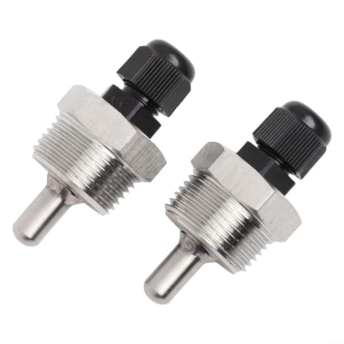 2 Stück 304 Edelstahl Thermowell G3/4 Zoll Gewinde Tauchhülsen für Temperaturfühler (8x30mm) von CWOQOCW
