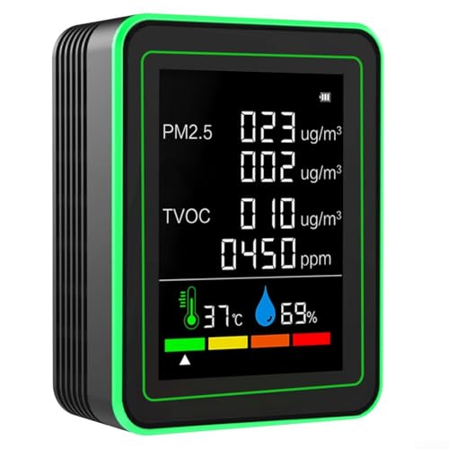Anspruchsvoll für die Raumklimakontrolle mit umfassender Überwachung von Schlüsselelementen wie PM2 5 und TVOC-Niveaus (schwarz) von CWOQOCW